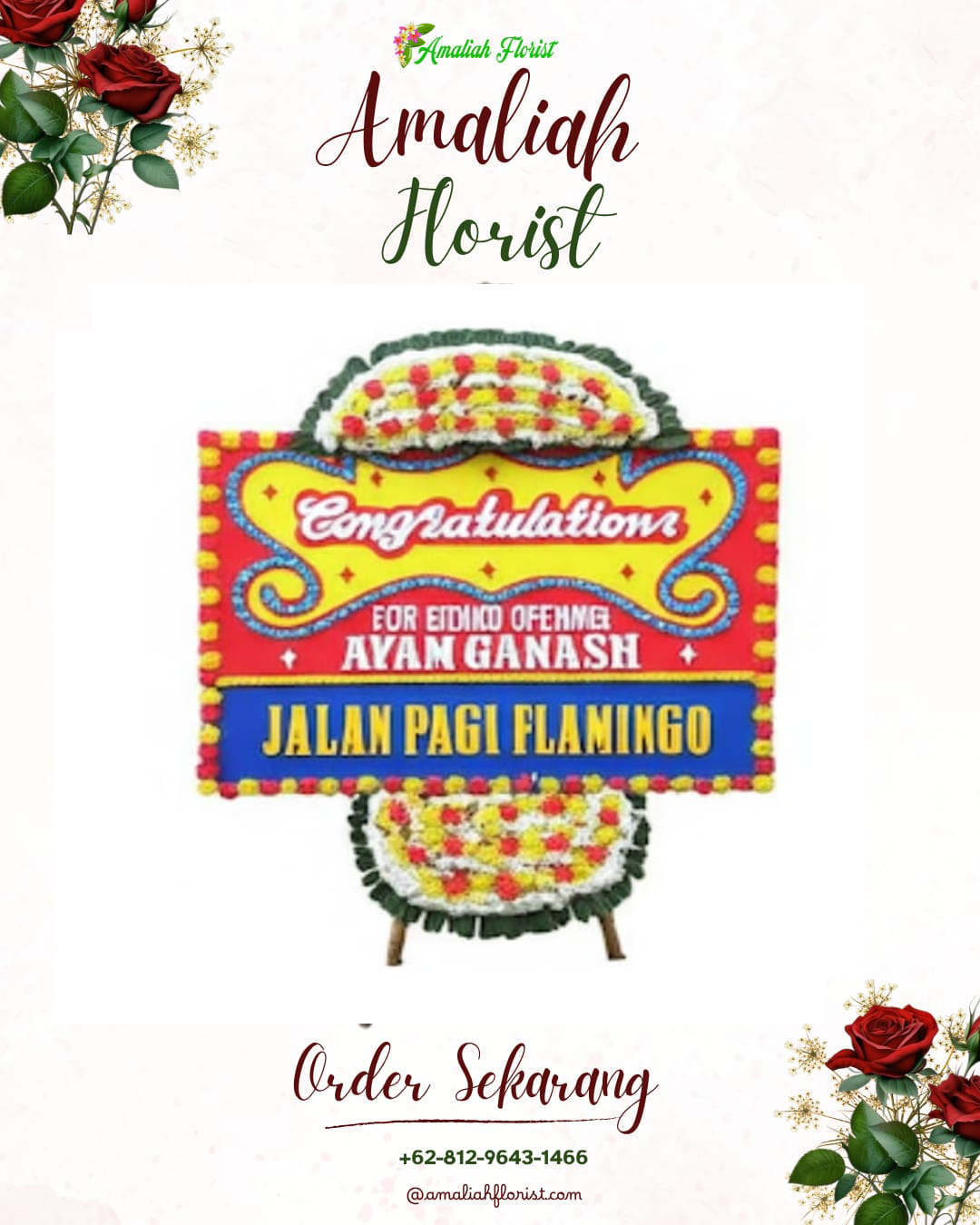Sewa Papan Bunga Kapongan
